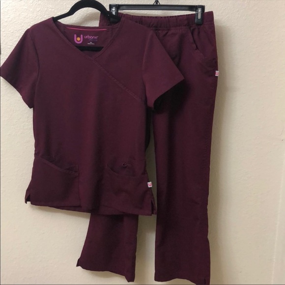 butter soft Other Burgundy Scrubs Poshmark